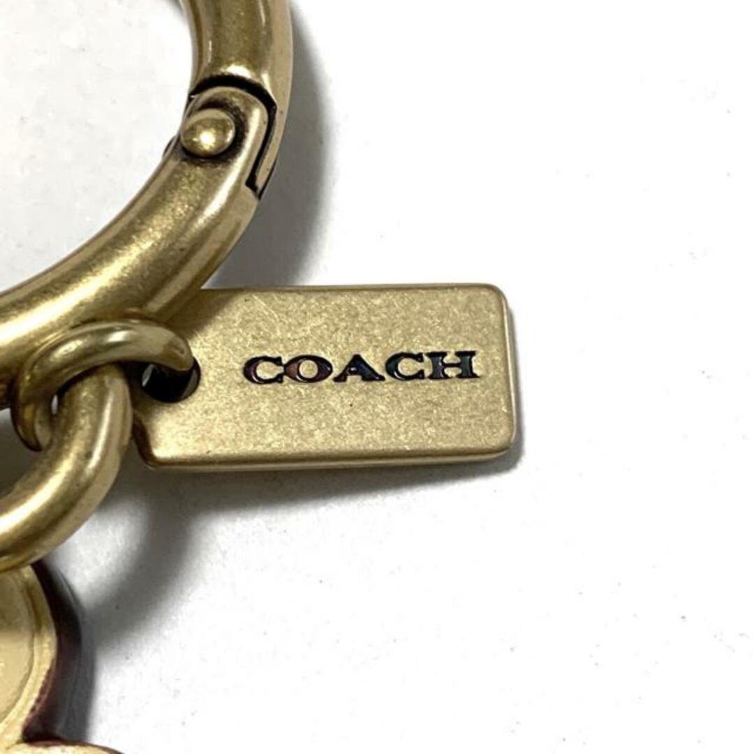 COACH(コーチ) キーホルダー(チャーム) - イエロー×ゴールド COACH(コーチ) キーホルダー(チャーム) - イエロー×ゴールド