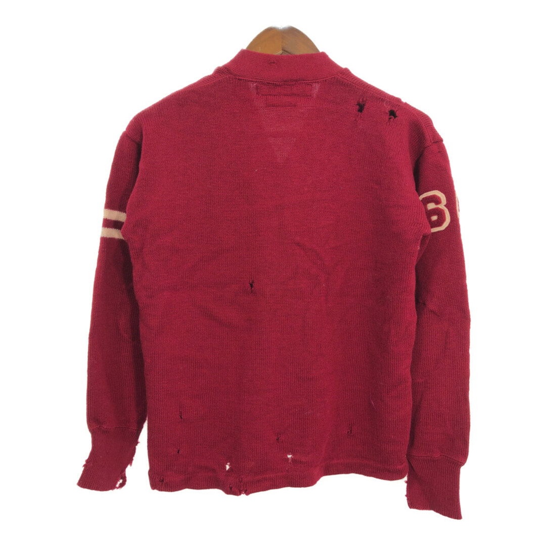 60年代 LASLEY KNITTING レタードニット カーディガン 60年代 LASLEY KNITTING レタードニット カーディガン