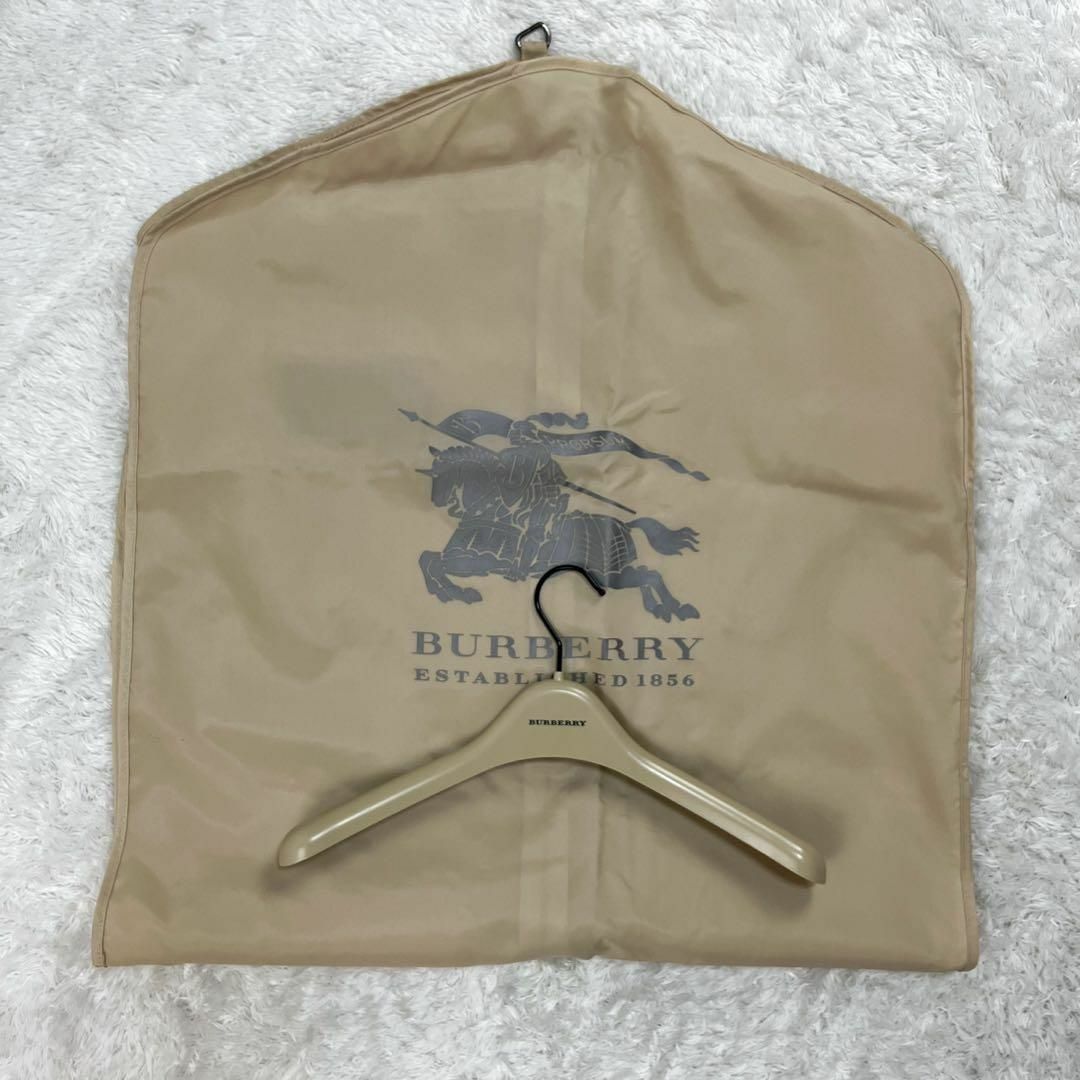 BURBERRY - 【現行・金タグ】バーバリー☆襟レザー切り替え BURBERRY - 【現行・金タグ】バーバリー☆襟レザー切り替え