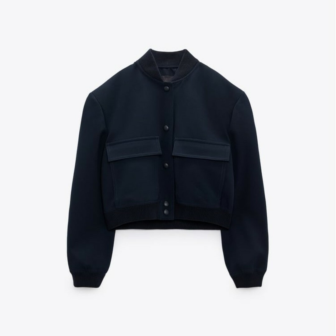 ZARA - ZARA ポケット マキシ ボンバージャケット Mサイズ ZARA - ZARA ポケット マキシ ボンバージャケット Mサイズ