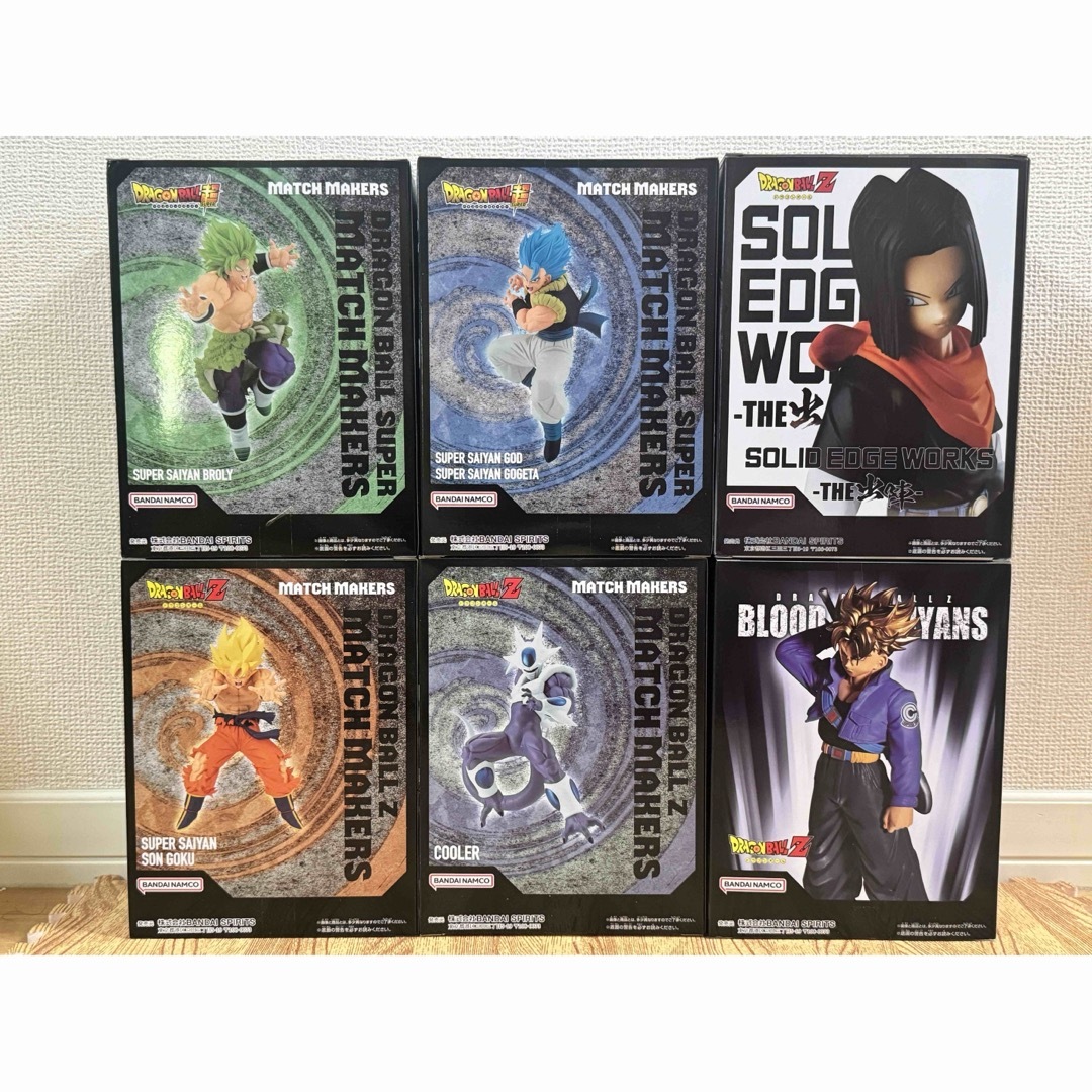 売れ筋がひ! 新品未開封 ドラゴンボールMATCH MAKERS 他フィギュア 6種まとめ売り コミック・アニメ