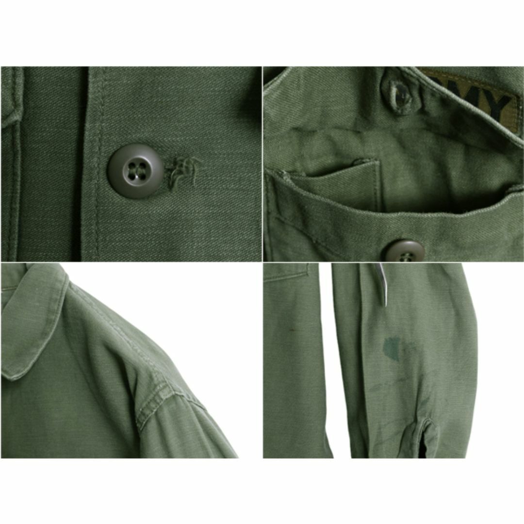 60s 68年製 米軍実物 US ARMY コットン サテン ユーティリティ 60s 68年製 米軍実物 US ARMY コットン サテン ユーティリティ