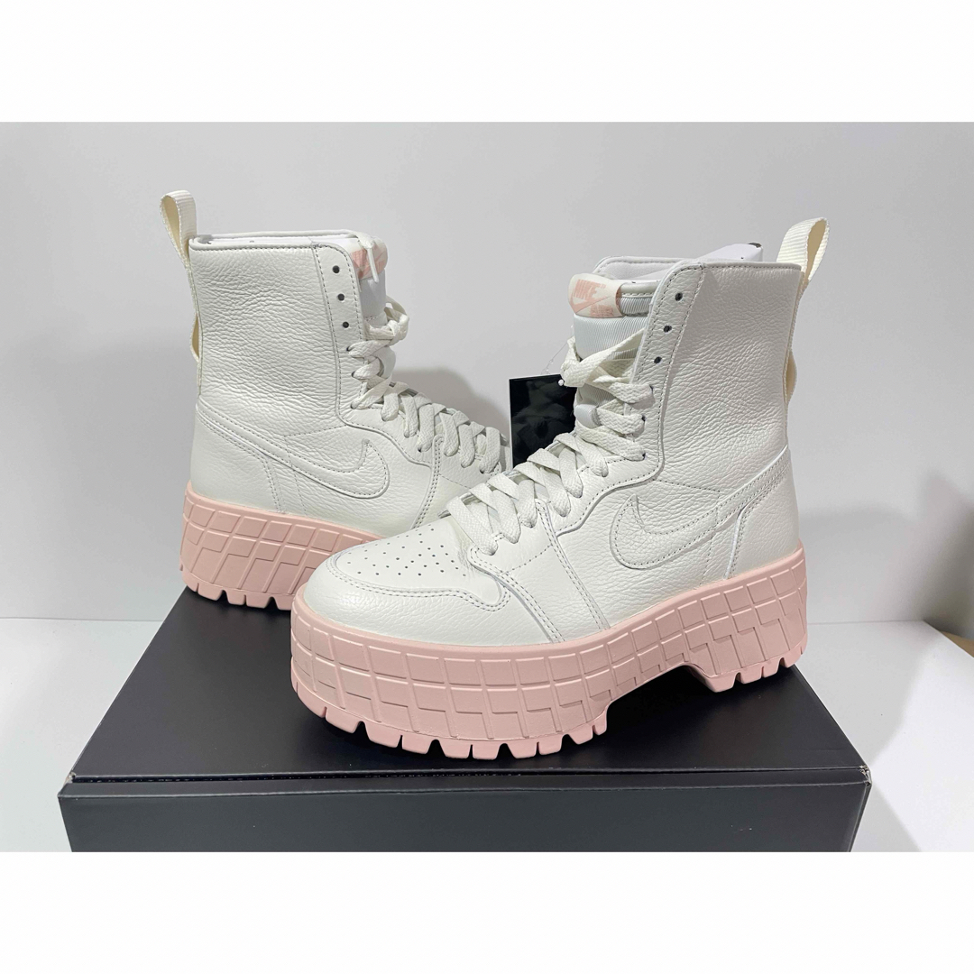 NIKE - 【新品】25㎝ NIKE エアジョーダン1 ブルックリン セイル NIKE - 【新品】25㎝ NIKE エアジョーダン1 ブルックリン セイル