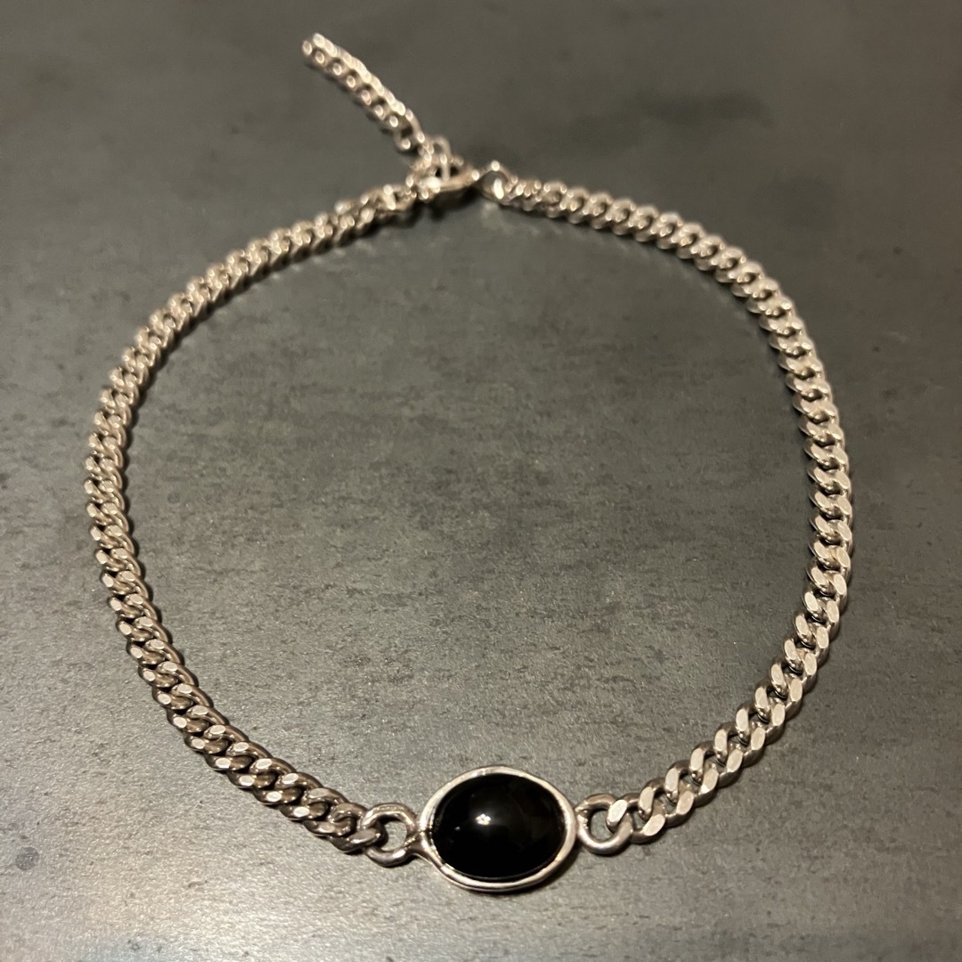 SILVER925 ONYX DESIGN BRACELET/シルバー/ブレス ブレスレット SILVER925 ONYX DESIGN BRACELET/シルバー/ブレス ブレスレット