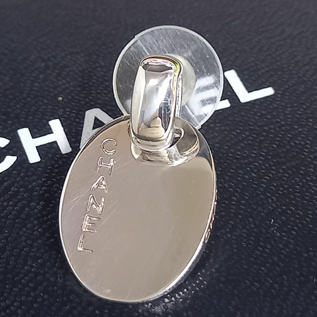 CHANEL - 新品仕上げ シャネル ピアス オーバル スイング CHANEL - 新品仕上げ シャネル ピアス オーバル スイング