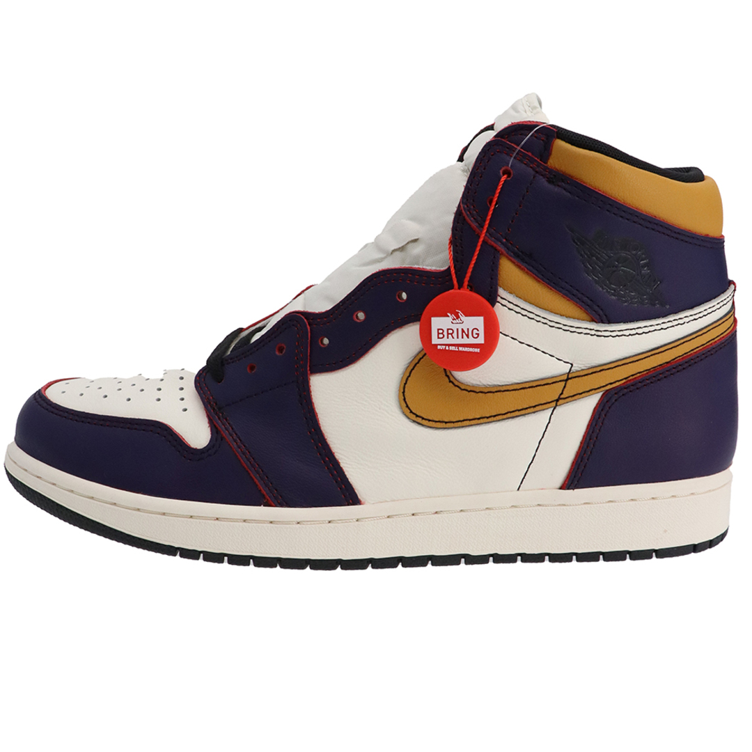 NIKE - NIKE SB ナイキエスビー AIR JORDAN 1 CD6578-507 エアジョーダン1 ディフィアント レイカーズ シカゴ ハイカットスニーカー ホワイト/パープル US12/30cm