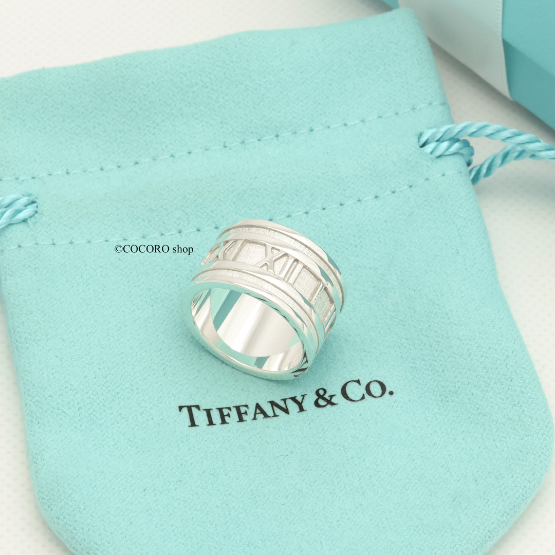 美品】TIFFANY&Co. アトラス ワイド リング 美品】TIFFANY&Co. アトラス ワイド リング