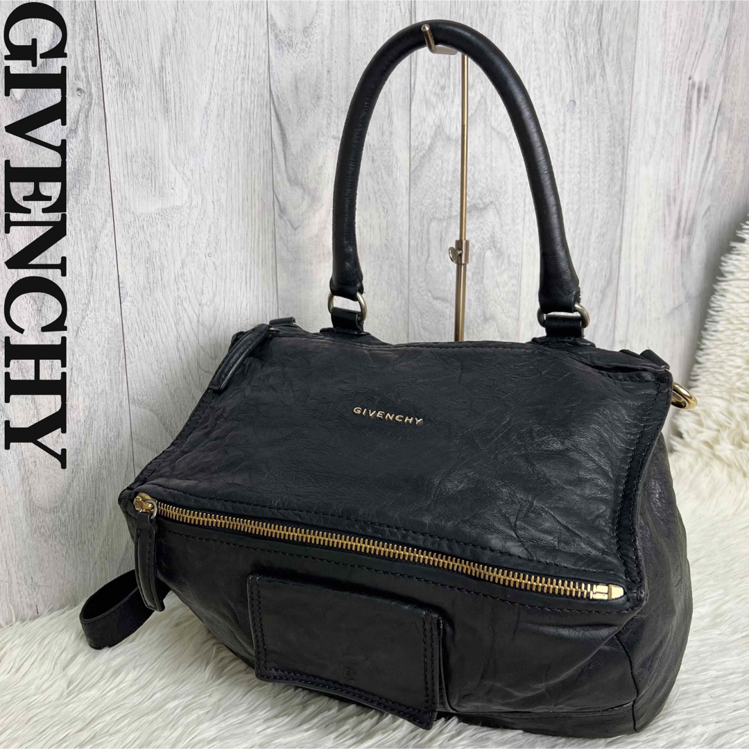 GIVENCHY - 人気♡シープレザー♡ジバンシー パンドラ 2way GIVENCHY - 人気♡シープレザー♡ジバンシー パンドラ 2way