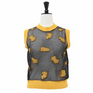 美品 CECILIE BAHNSEN セシリーバンセン ベスト イエロー 美品 CECILIE BAHNSEN セシリーバンセン ベスト イエロー