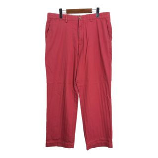 ポロラルフローレン(POLO RALPH LAUREN)のPolo by Ralph Lauren ポロ ラルフローレン PRESTON PANT チノパンツ ポロチノ ピンク (メンズ W34 L30) 中古 古着 R9335(その他)