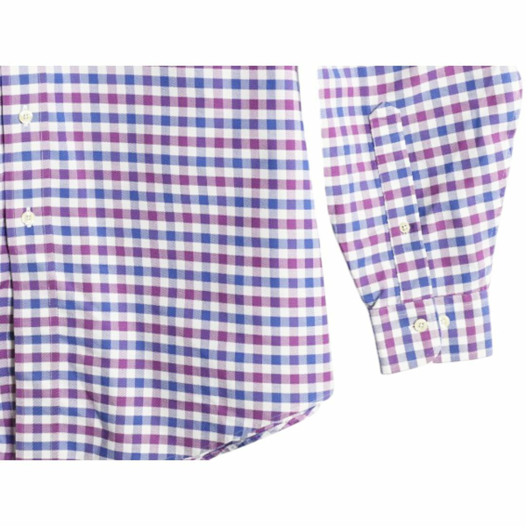 Brooks Brothers - ブルックスブラザーズ チェック 長袖 ボタン Brooks Brothers - ブルックスブラザーズ チェック 長袖 ボタン