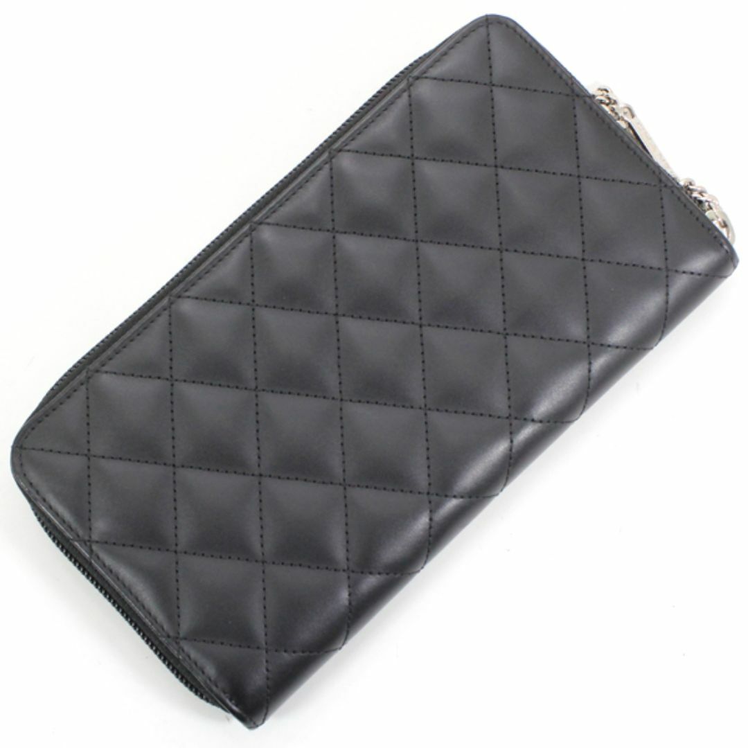 CHANEL - シャネル 長財布 カンボン ライン カーフレザー CHANEL - シャネル 長財布 カンボン ライン カーフレザー