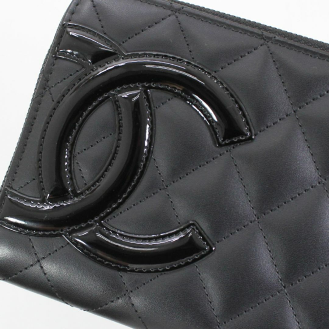 CHANEL - シャネル 長財布 カンボン ライン カーフレザー CHANEL - シャネル 長財布 カンボン ライン カーフレザー