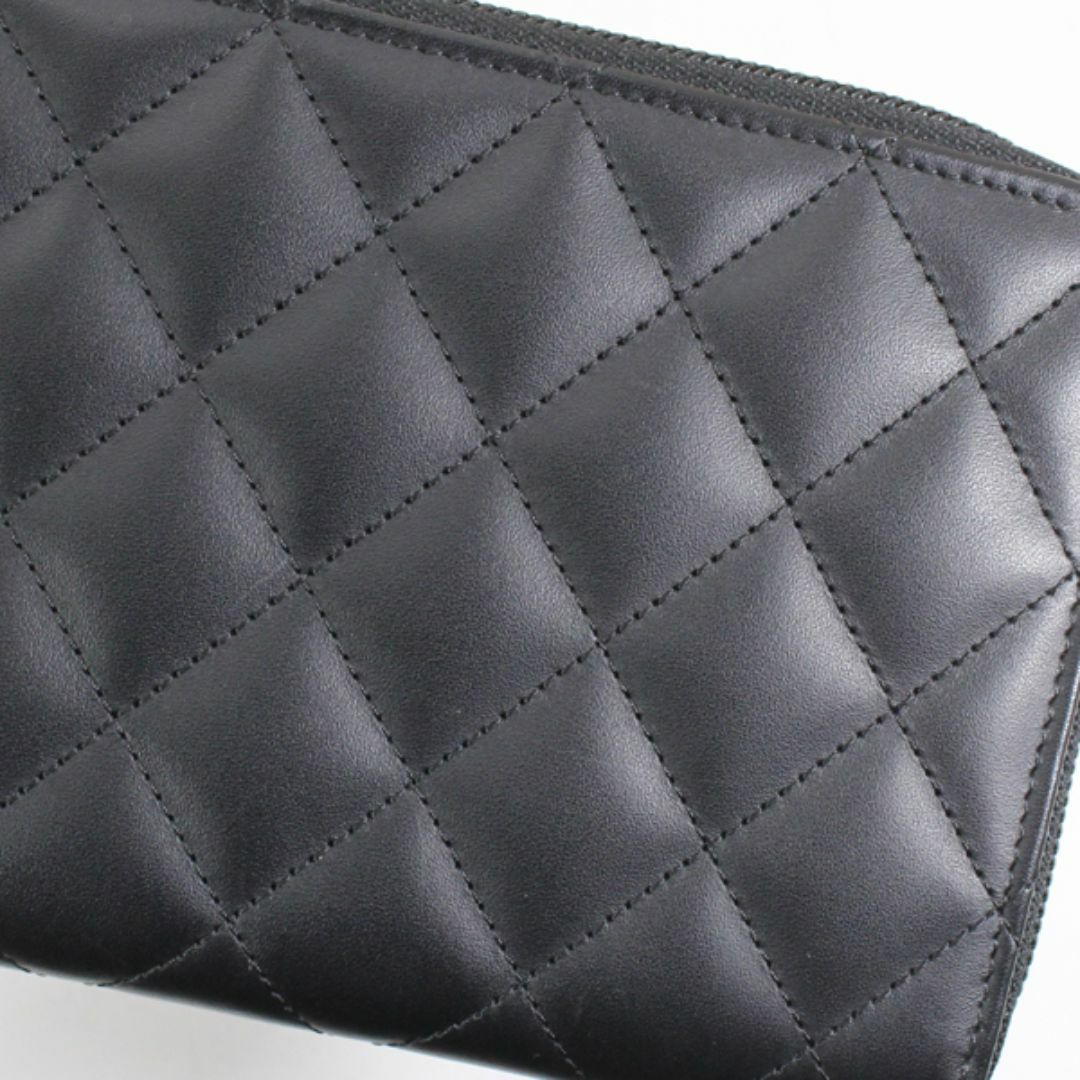 CHANEL - シャネル 長財布 カンボン ライン カーフレザー CHANEL - シャネル 長財布 カンボン ライン カーフレザー