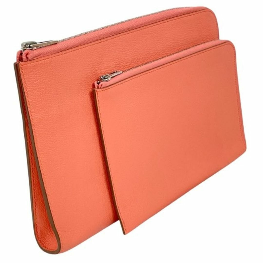 HERMES - エルメス クラッチバッグ ポーチ クラッチ セカンド HERMES - エルメス クラッチバッグ ポーチ クラッチ セカンド
