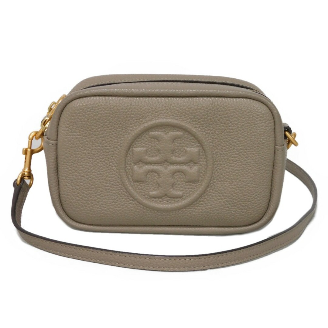 Tory Burch - Tory Burch トリーバーチ ペリー ボンベ ミニ バッグ グレージュ ペブル カメラバッグ クロスボディ ダブルT  ロゴ エンボス グレーヘロン ショルダーバッグ 55691の通販 by BRANDSHOP KRONE｜トリーバーチならラクマ