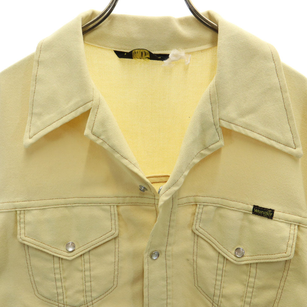 Wrangler - ラングラー 70s ヴィンテージ 長袖 オープンカラー Wrangler - ラングラー 70s ヴィンテージ 長袖 オープンカラー
