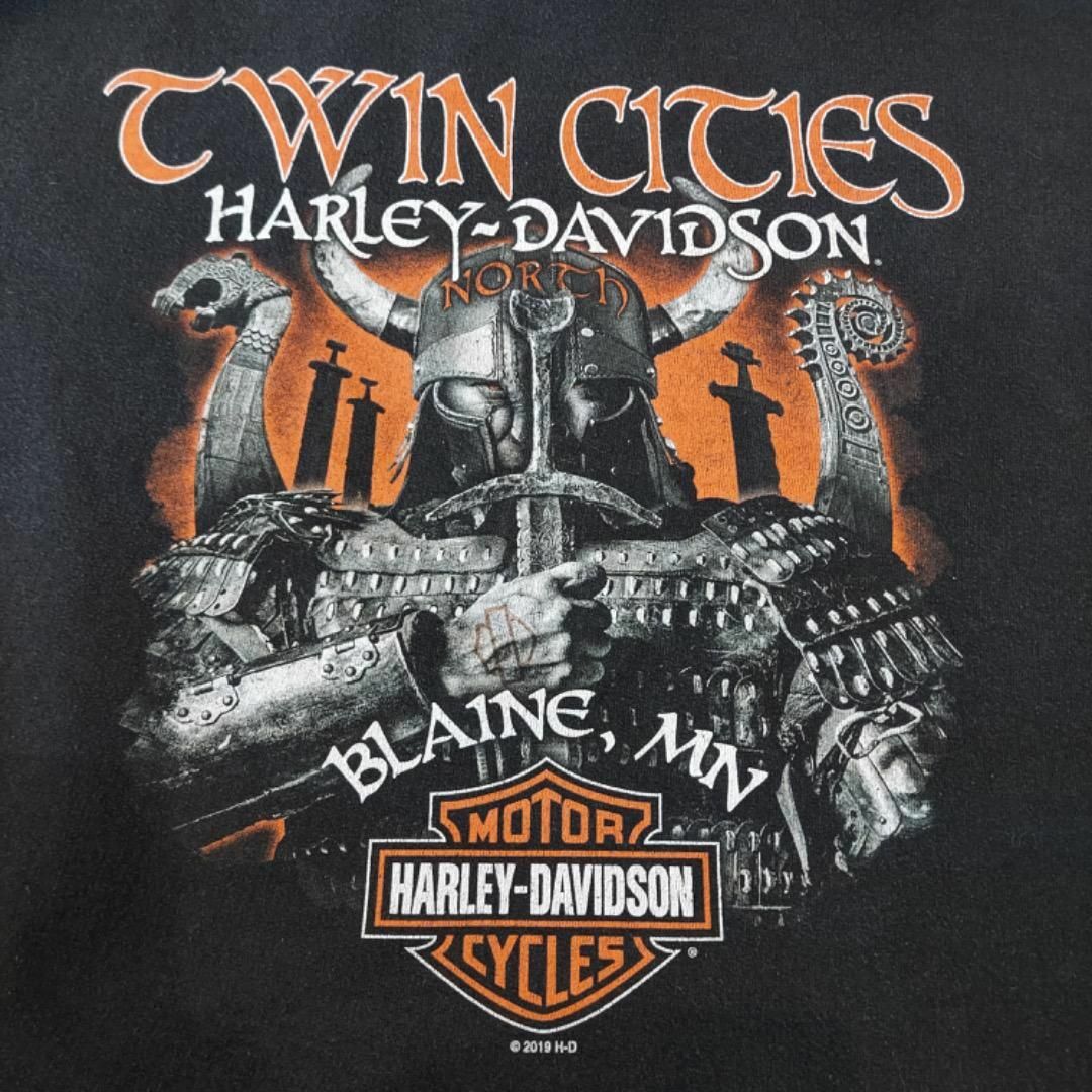 Harley Davidson - ハーレーダビッドソン パーカー 袖ロゴ Harley Davidson - ハーレーダビッドソン パーカー 袖ロゴ