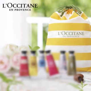 ロクシタン(L'OCCITANE)のおむつポーチ・着替え入れに最適！ロクシタン巾着(ベビーおむつバッグ)