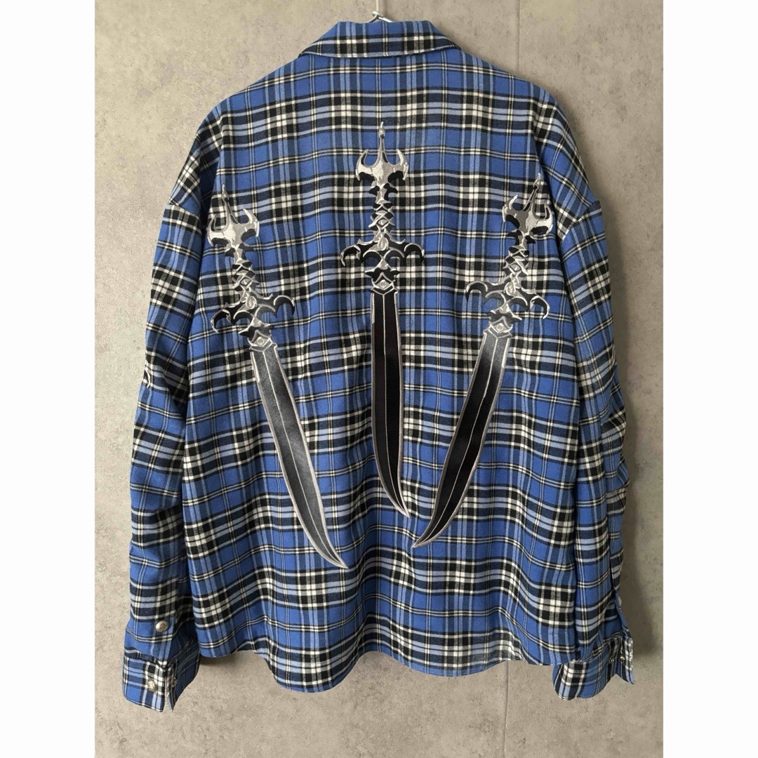 GD様専用 サグクラブ THUG CLUB フランネルチェックシャツ の GD様専用 サグクラブ THUG CLUB フランネルチェックシャツ の