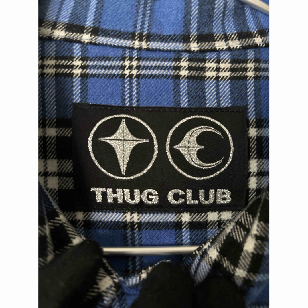 GD様専用 サグクラブ THUG CLUB フランネルチェックシャツ の GD様専用 サグクラブ THUG CLUB フランネルチェックシャツ の