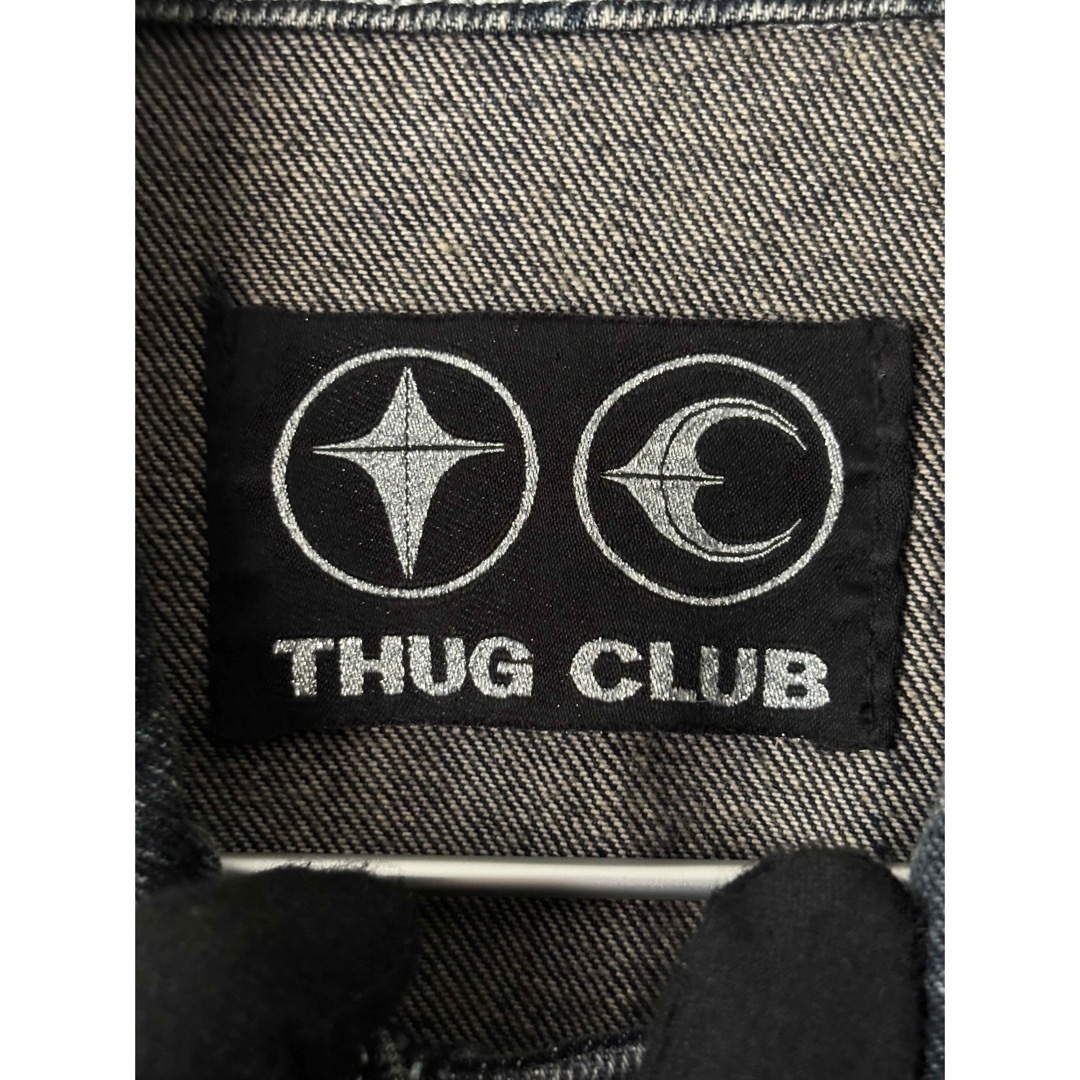 サグクラブ THUG CLUB トライバルツリーデニムジャケットの通販 サグクラブ THUG CLUB トライバルツリーデニムジャケットの通販