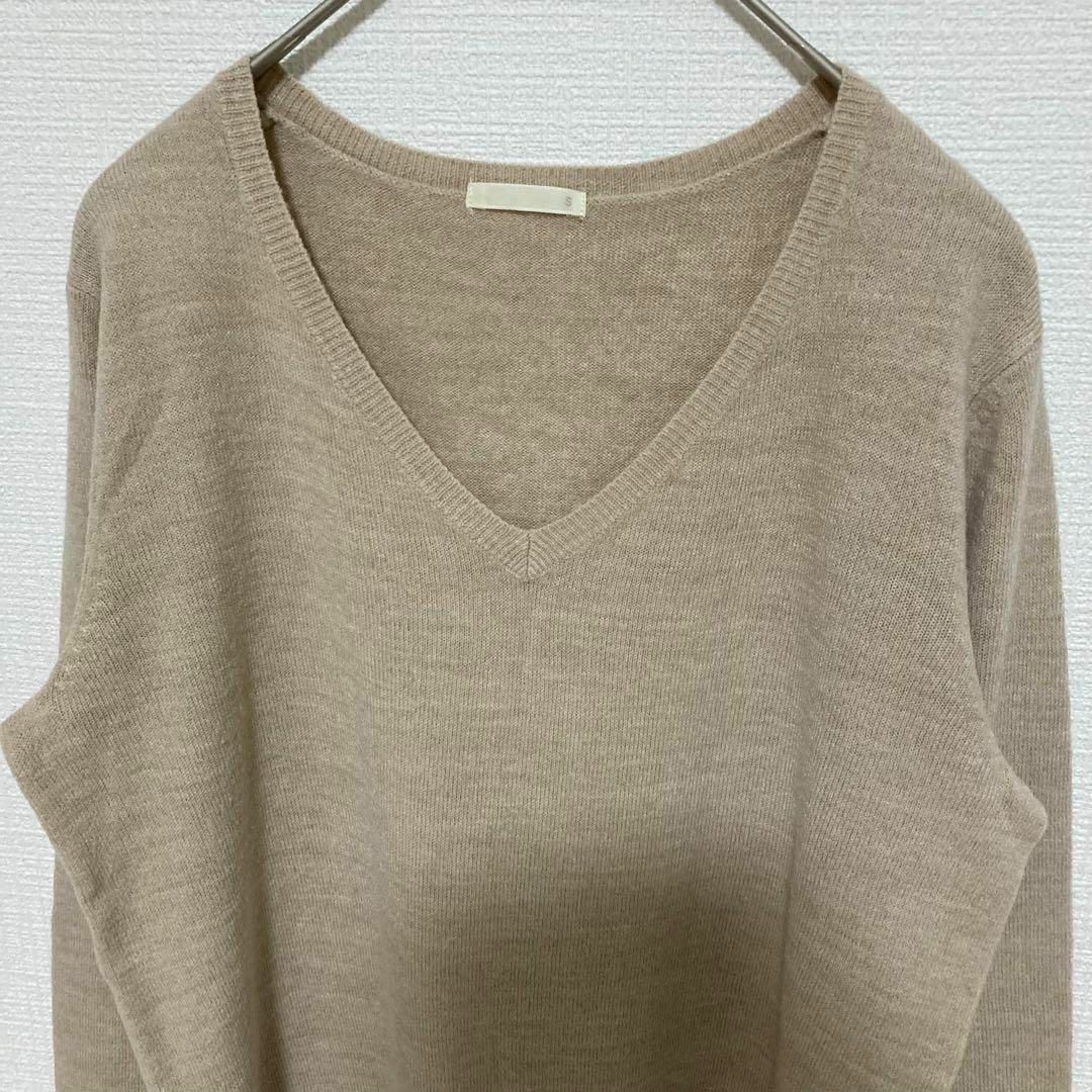 GU - 【GU 】 カシミヤタッチ Vネックセーター (S) 251-261739の GU - 【GU 】 カシミヤタッチ Vネックセーター (S) 251-261739の