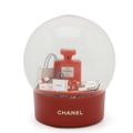 CHANEL シャネル ビッグスノードーム 電動式 オブジェ No.5 香水 瓶 ショッパー ギフトボックス レッド 赤 ホワイト 白 USBケーブル付属なし