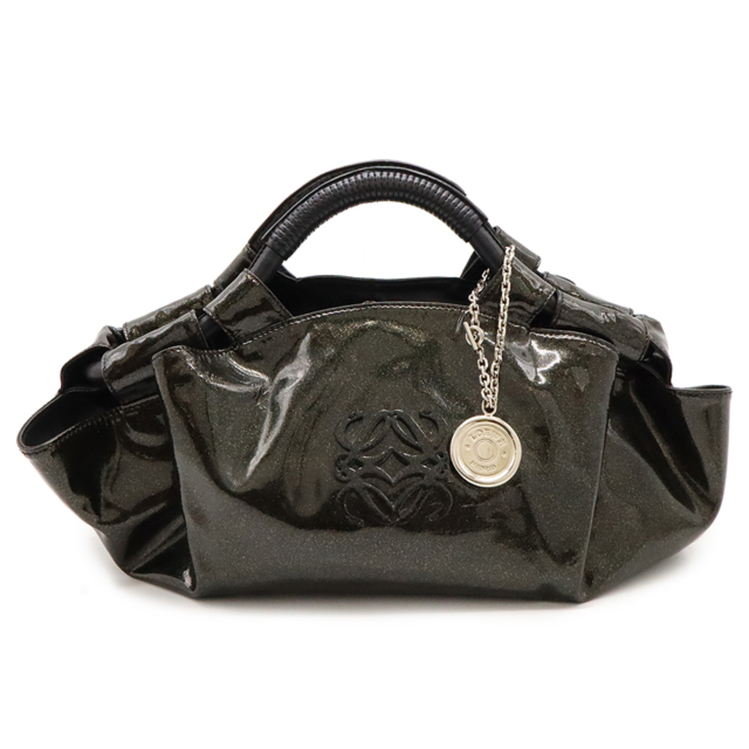 LOEWE - LOEWE ロエベ ナッパアイレ ハンドバッグ パテント LOEWE - LOEWE ロエベ ナッパアイレ ハンドバッグ パテント