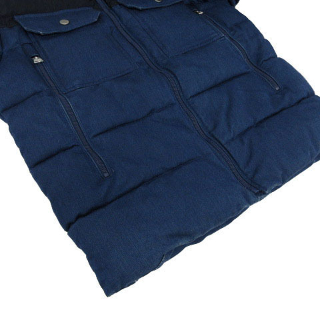 ZARA - ZARA ジャケット デニム切替 フード 中綿入り 配色 ZARA - ZARA ジャケット デニム切替 フード 中綿入り 配色