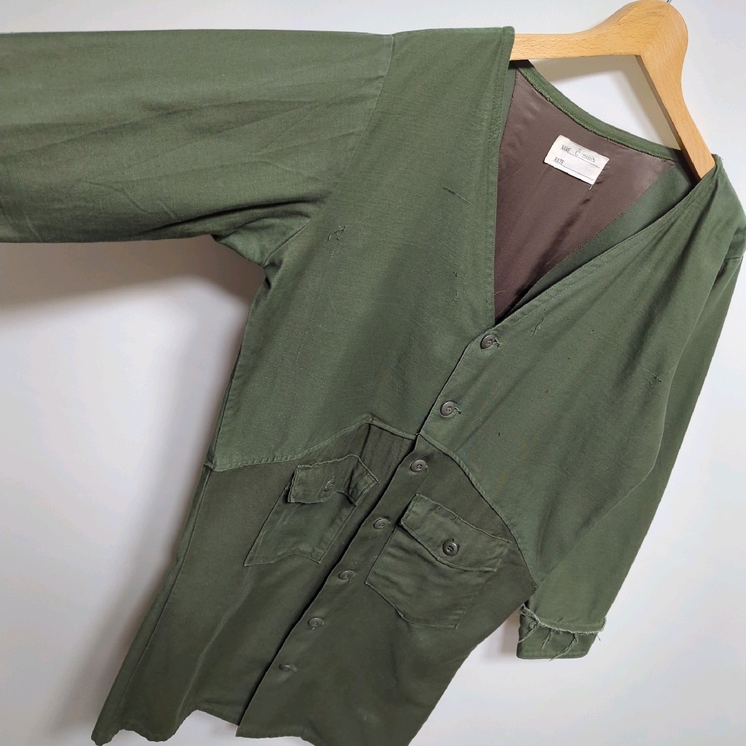 77CIRCA - 77circa 古着 ミリタリー リメイク ノーカラー 77CIRCA - 77circa 古着 ミリタリー リメイク ノーカラー