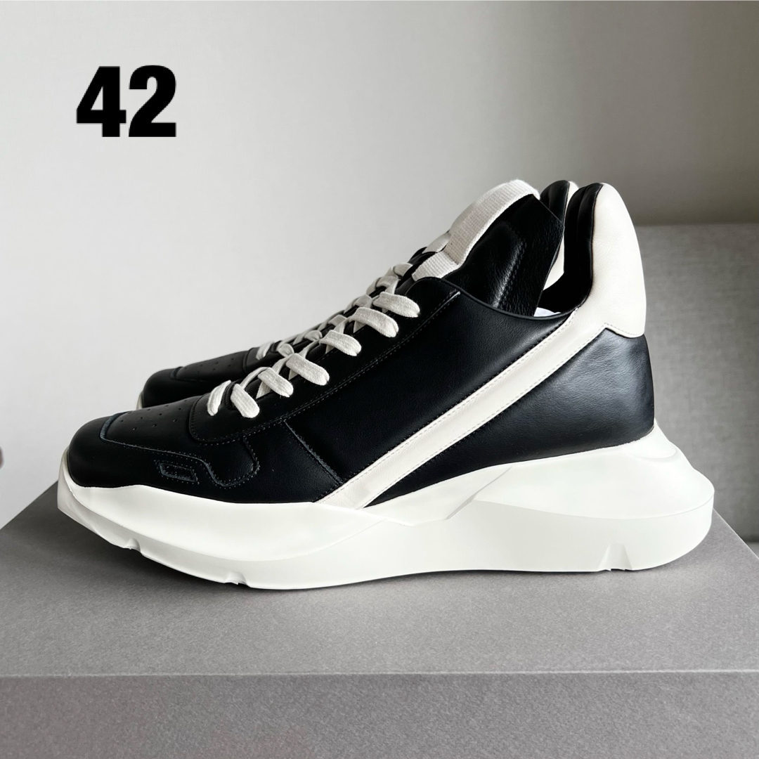 Rick Owens - 新品 RICK OWENS GETH RUNNER ブラック スニーカー Rick Owens - 新品 RICK OWENS GETH RUNNER ブラック スニーカー