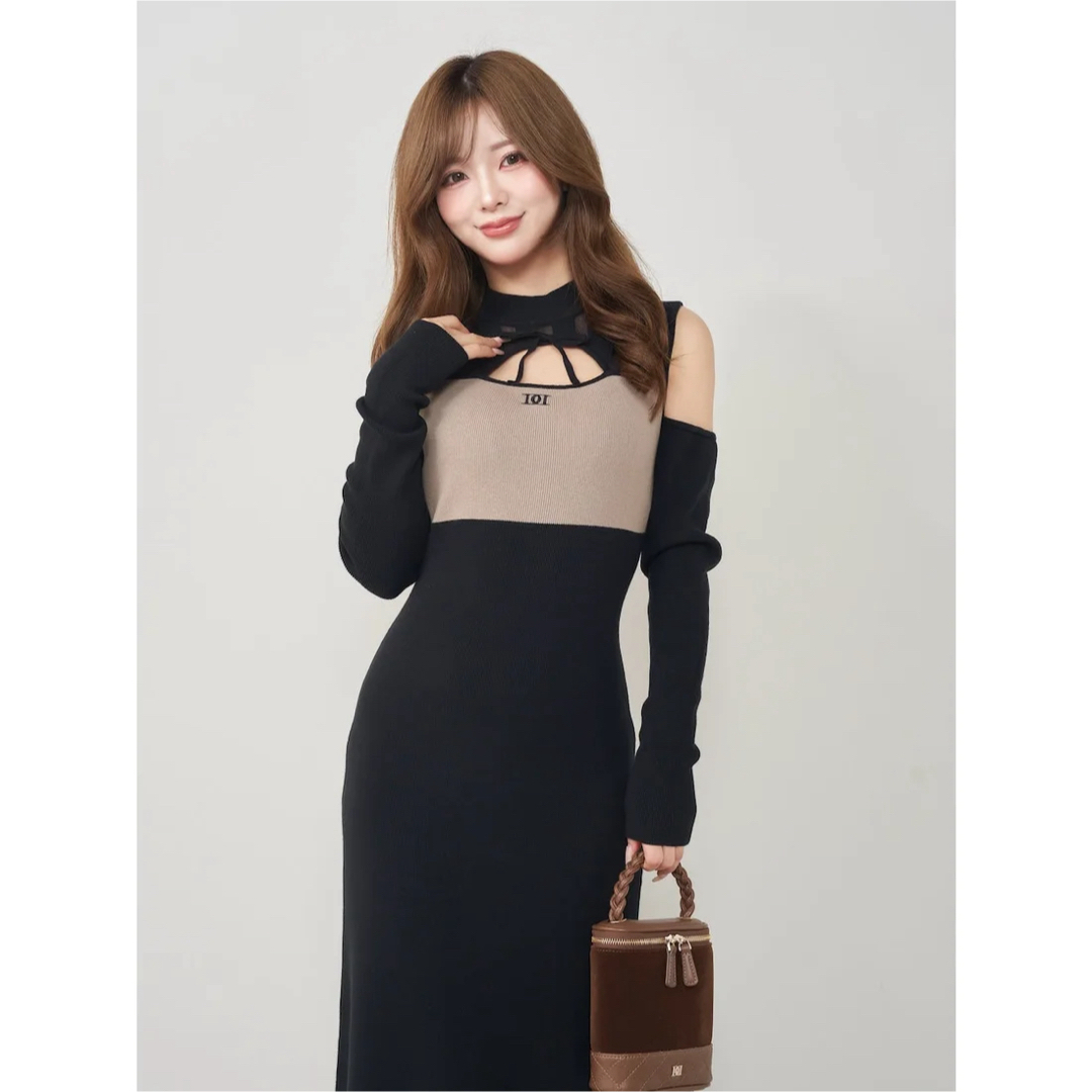 Darich - 新品タグ付き ダーリッチ バイカラーデザインニット Darich - 新品タグ付き ダーリッチ バイカラーデザインニット