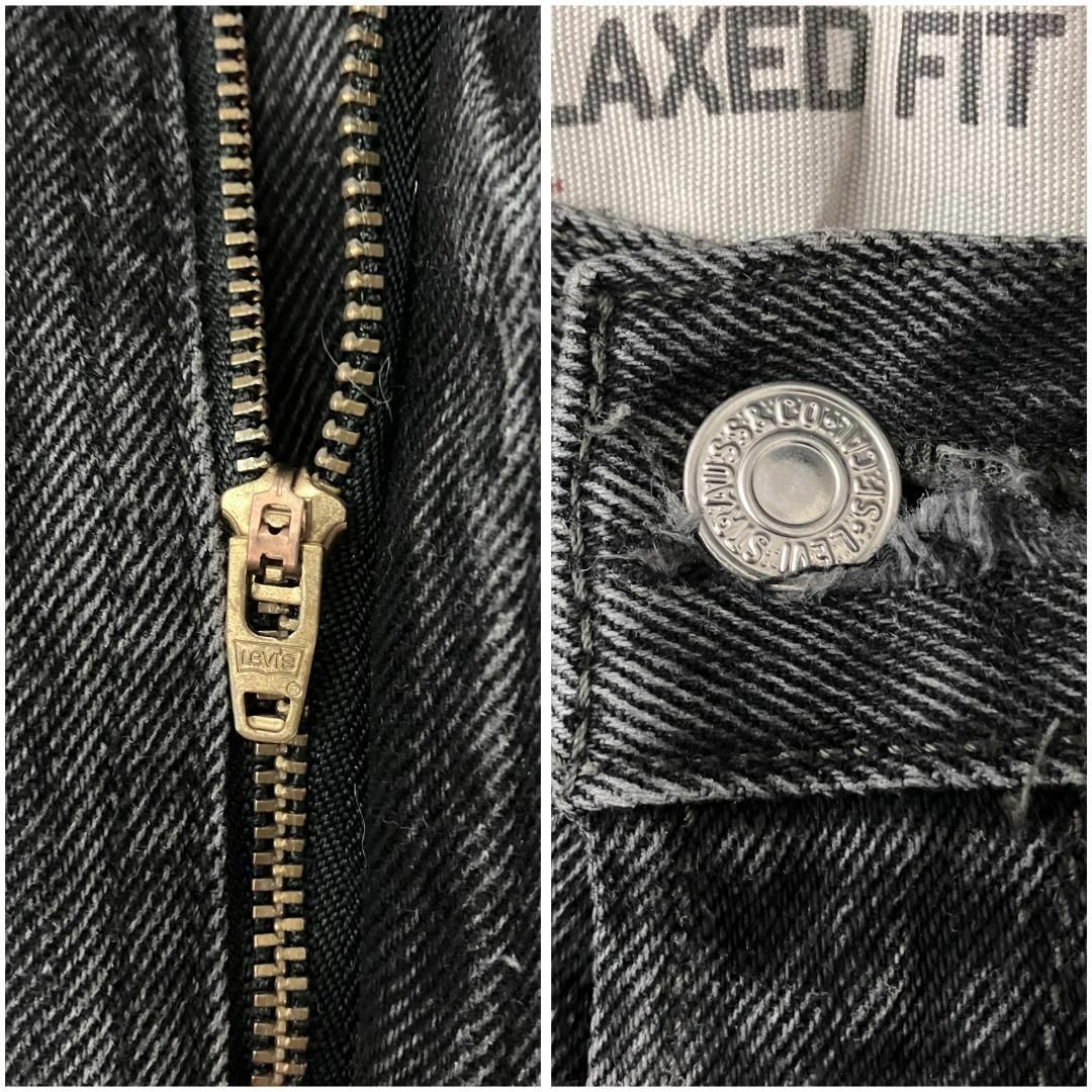 Levi's - リーバイス550 Levis W34 L34 ブラックデニム 黒 Levi's - リーバイス550 Levis W34 L34 ブラックデニム 黒