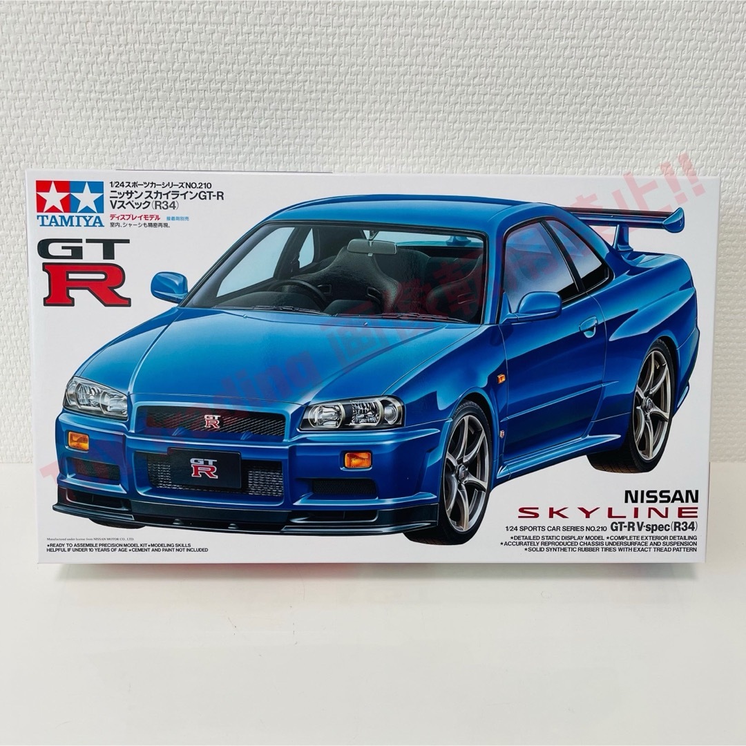 タミヤ模型 スカイライン GTR R34 VSpec 1/24 プラモデルの通販 タミヤ模型 スカイライン GTR R34 VSpec 1/24 プラモデルの通販