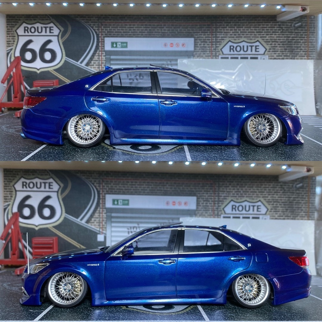プラモデル完成品 アオシマ1/24 21クラウンロイヤル後期改 プラモデル完成品 アオシマ1/24 21クラウンロイヤル後期改