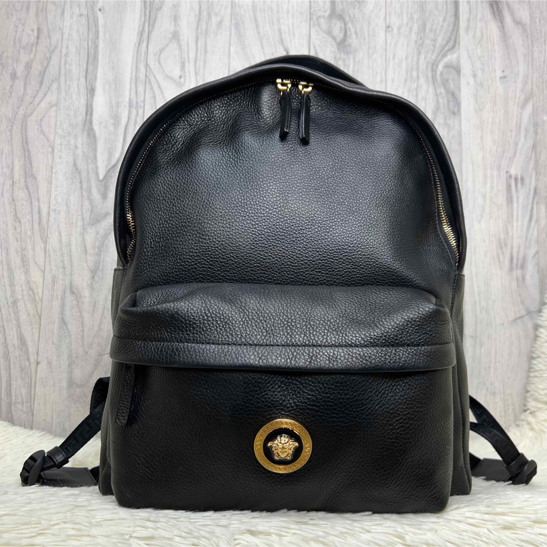 VERSACE - 美品♡A4可♡カーフレザー♡VERSACE ヴェルサーチ VERSACE - 美品♡A4可♡カーフレザー♡VERSACE ヴェルサーチ