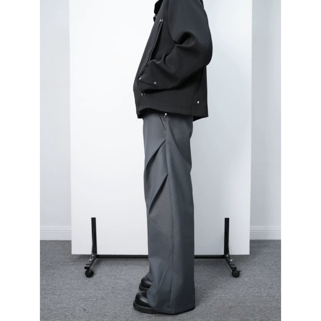 OKINE ZⅡSTUDIO変形ワイドパンツ スラックス OKINE ZⅡSTUDIO変形ワイドパンツ スラックス