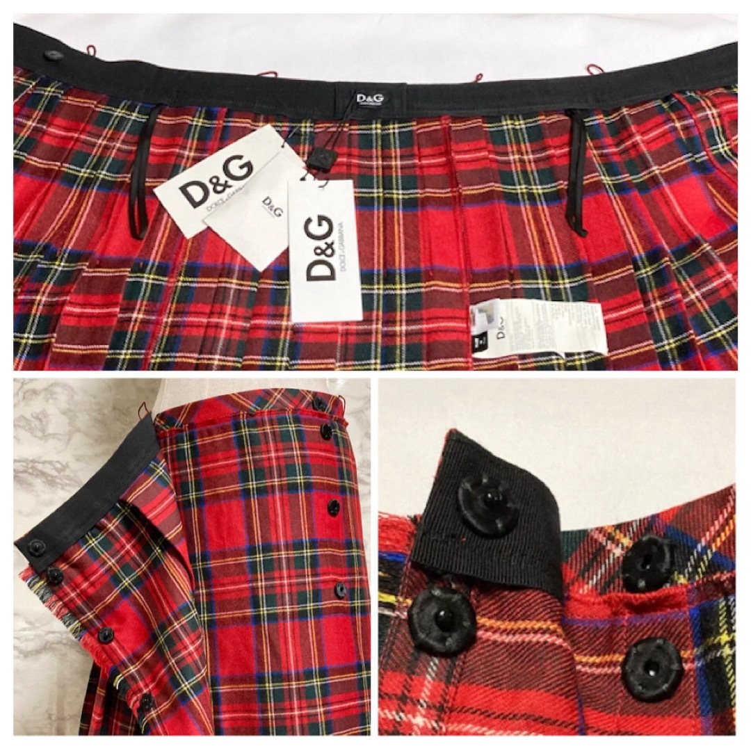 DOLCE&GABBANA - 【新品タグ付き 08AW】D&G タータンチェック DOLCE&GABBANA - 【新品タグ付き 08AW】D&G タータンチェック