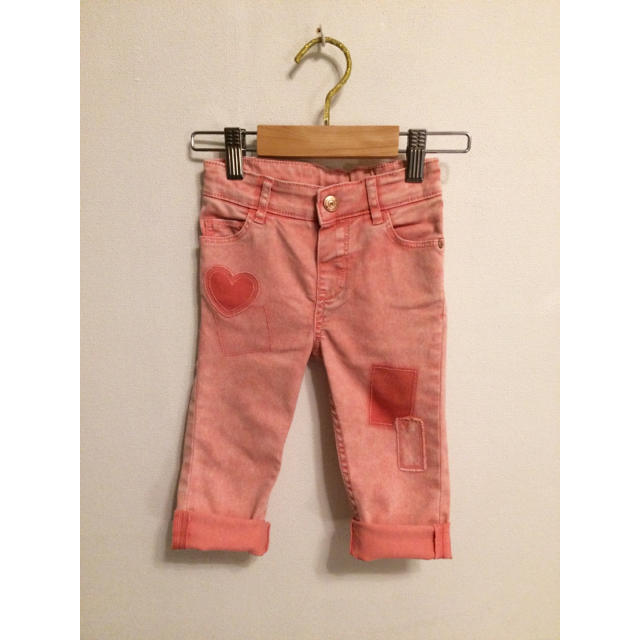 H&M(エイチアンドエム)の美品 H&M 80㎝ ズボン ピンク パンツ キッズ/ベビー/マタニティのベビー服(~85cm)(パンツ)の商品写真