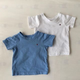 トミーヒルフィガー(TOMMY HILFIGER)のトミー シンプルＴシャツ2枚セット 3-6m 60−65(Ｔシャツ)