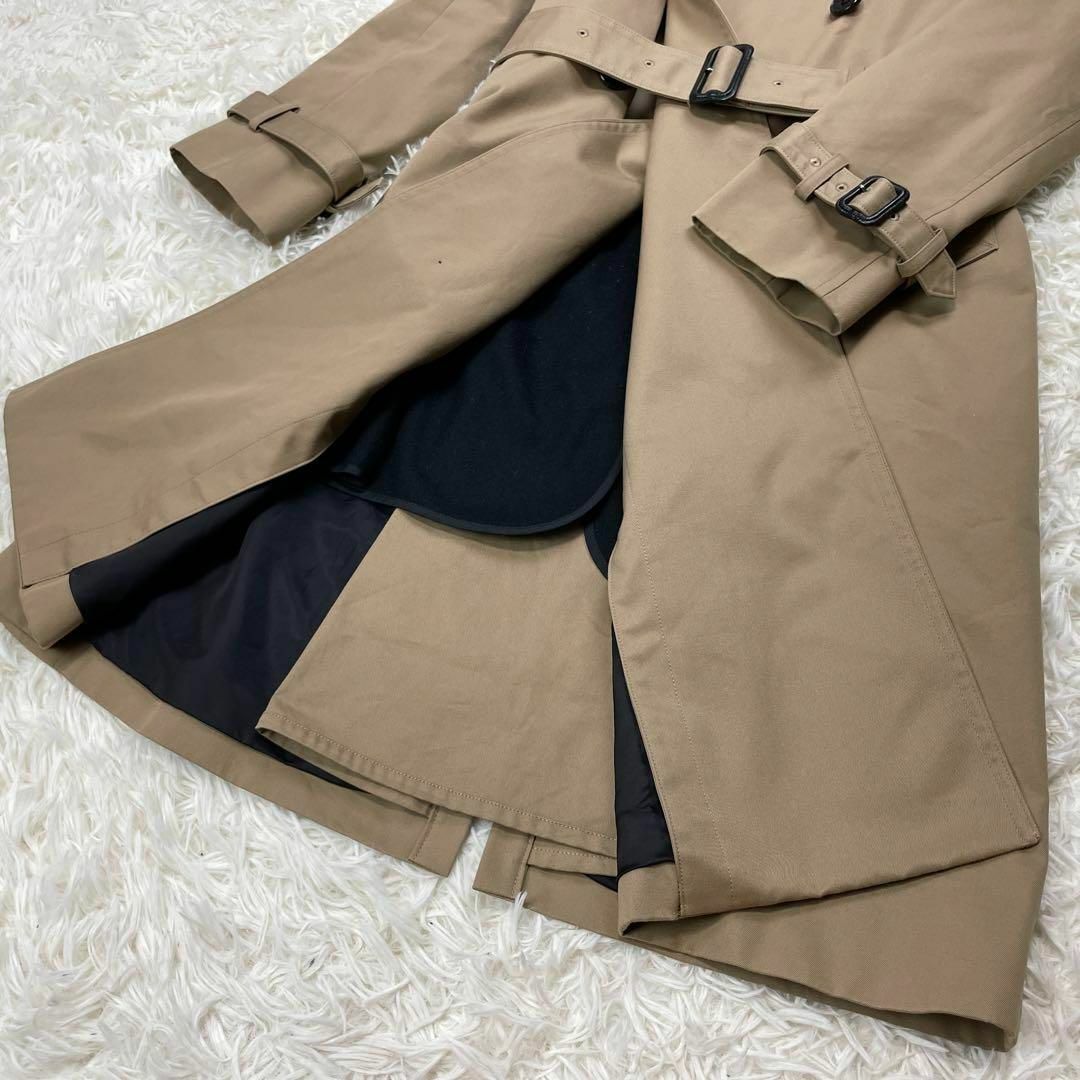 美品☆ハイク ロング トレンチコート ライナー ベルト ベージュ 美品☆ハイク ロング トレンチコート ライナー ベルト ベージュ
