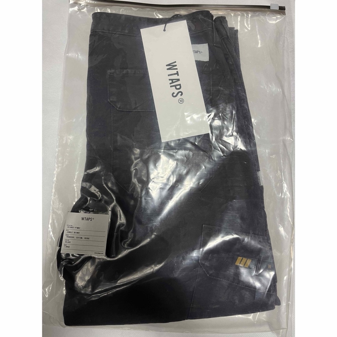WTAPS JUNGLE SKINNY TROUSERS. COTTON. 黒 WTAPS JUNGLE SKINNY TROUSERS. COTTON. 黒
