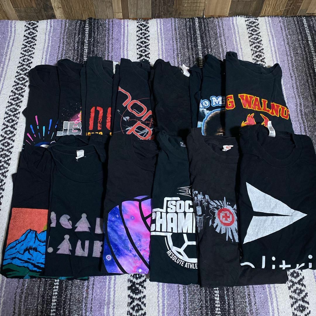 メンズ 半袖黒Tシャツ 90枚 USA古着 90s 古着卸 まとめ売り メンズ 半袖黒Tシャツ 90枚 USA古着 90s 古着卸 まとめ売り