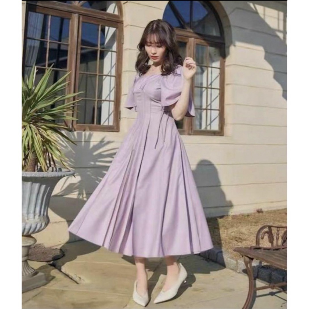Her lip to - herlipto All Day Long Pleated Dressの通販 by Her lip to - herlipto All Day Long Pleated Dressの通販 by