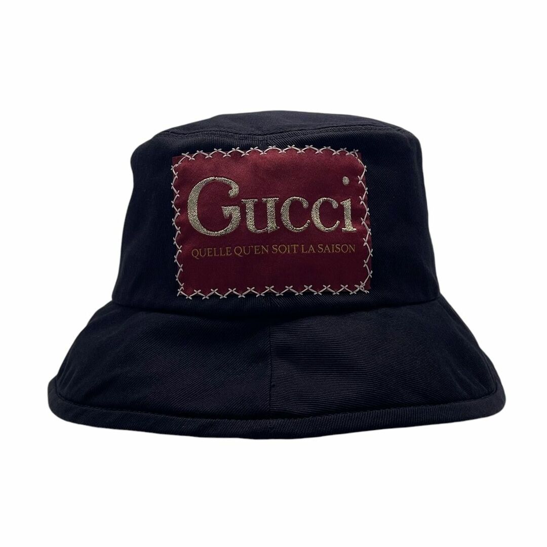 中古】 GUCCI グッチ ハット 627174 ラベル付き コットン 中古】 GUCCI グッチ ハット 627174 ラベル付き コットン