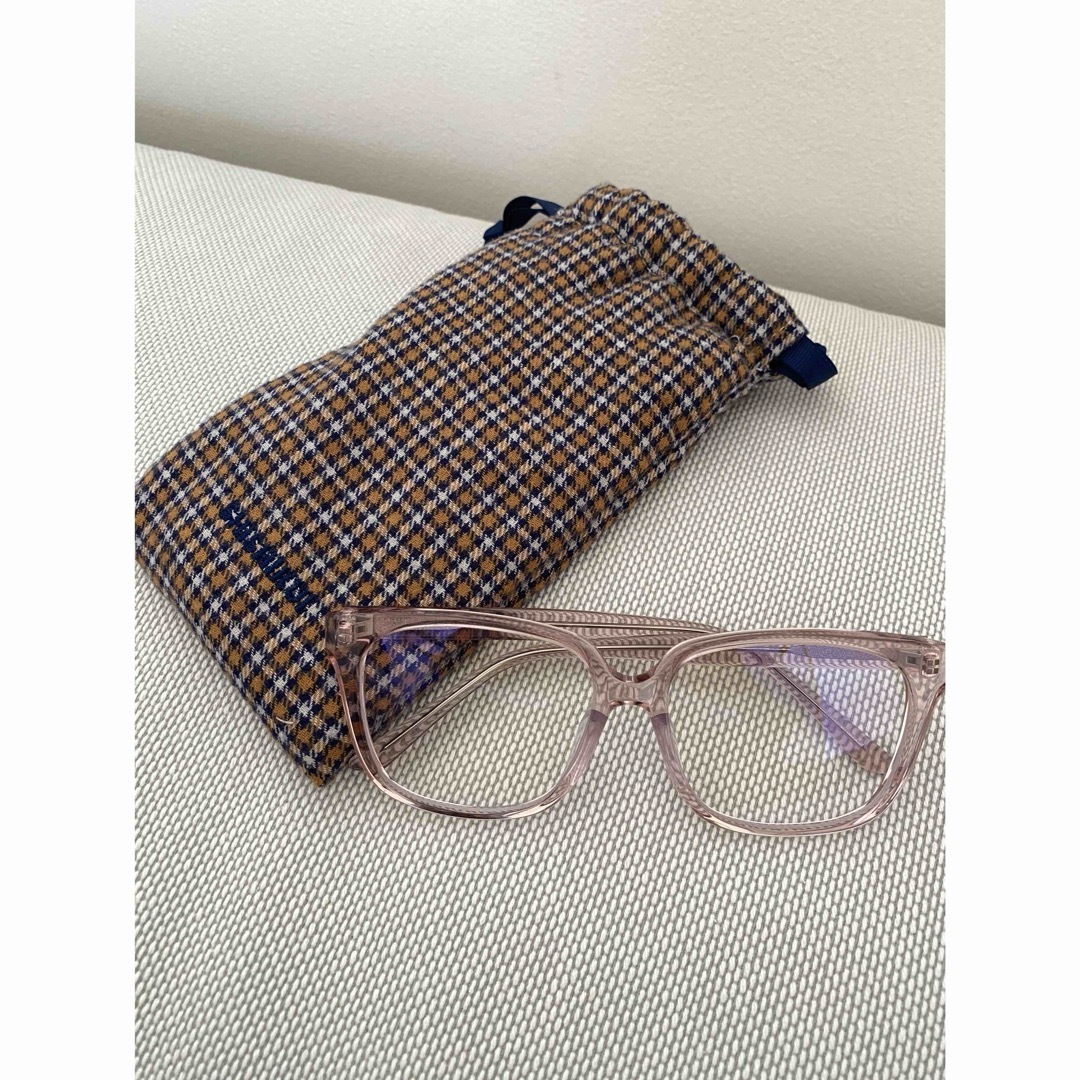 THE SHISHIKUI Square eye / CLEAR PINK サングラス/メガネ THE SHISHIKUI Square eye / CLEAR PINK サングラス/メガネ