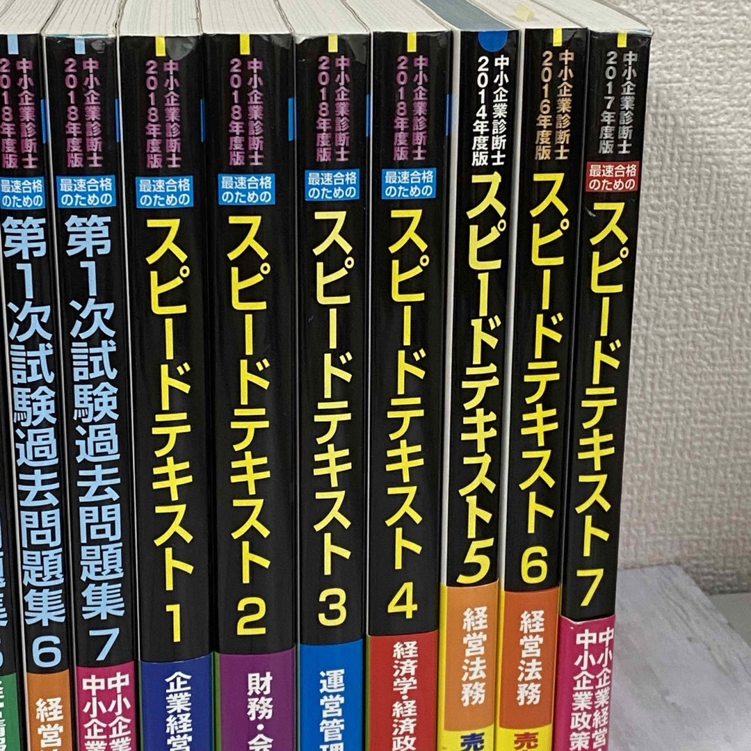 中小企業診断士 スピードテキスト スピード問題集 第1次試験過去 中小企業診断士 スピードテキスト スピード問題集 第1次試験過去