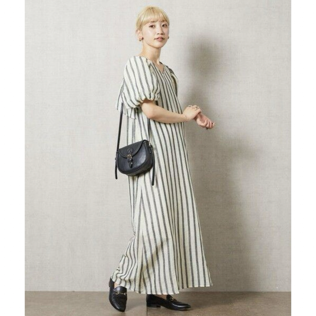 FREAK'S STORE(フリークスストア)の【新品】FREAK'S STORE　ストライプ バックオープン ワンピース レディースのワンピース(ロングワンピース/マキシワンピース)の商品写真