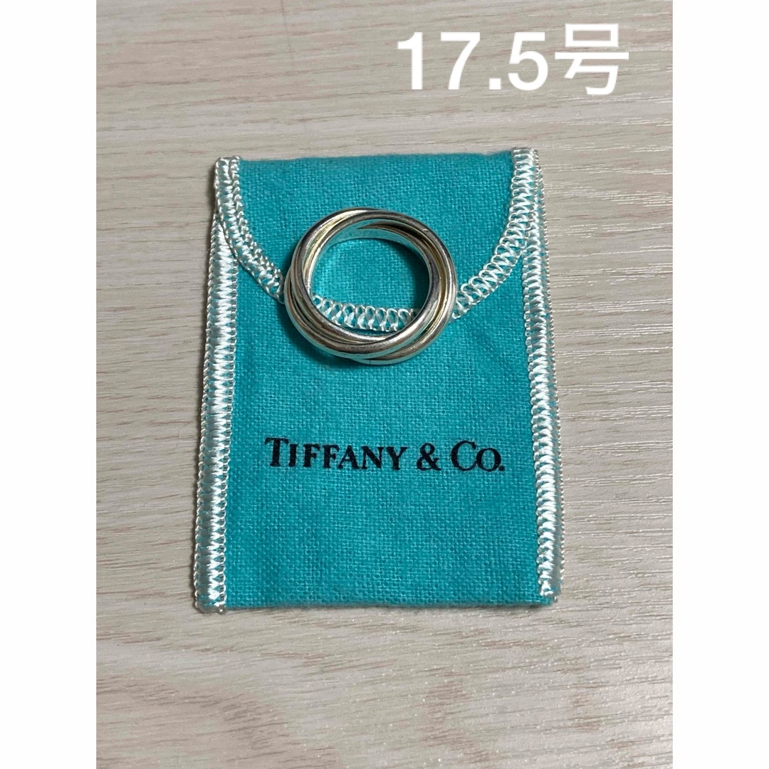 17号18号 TIFFANY&Co. ティファニー トリニティリング 三連 17号18号 TIFFANY&Co. ティファニー トリニティリング 三連